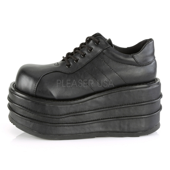 Mens Gothic Platform Lace Up Oxford Shoes main image 4